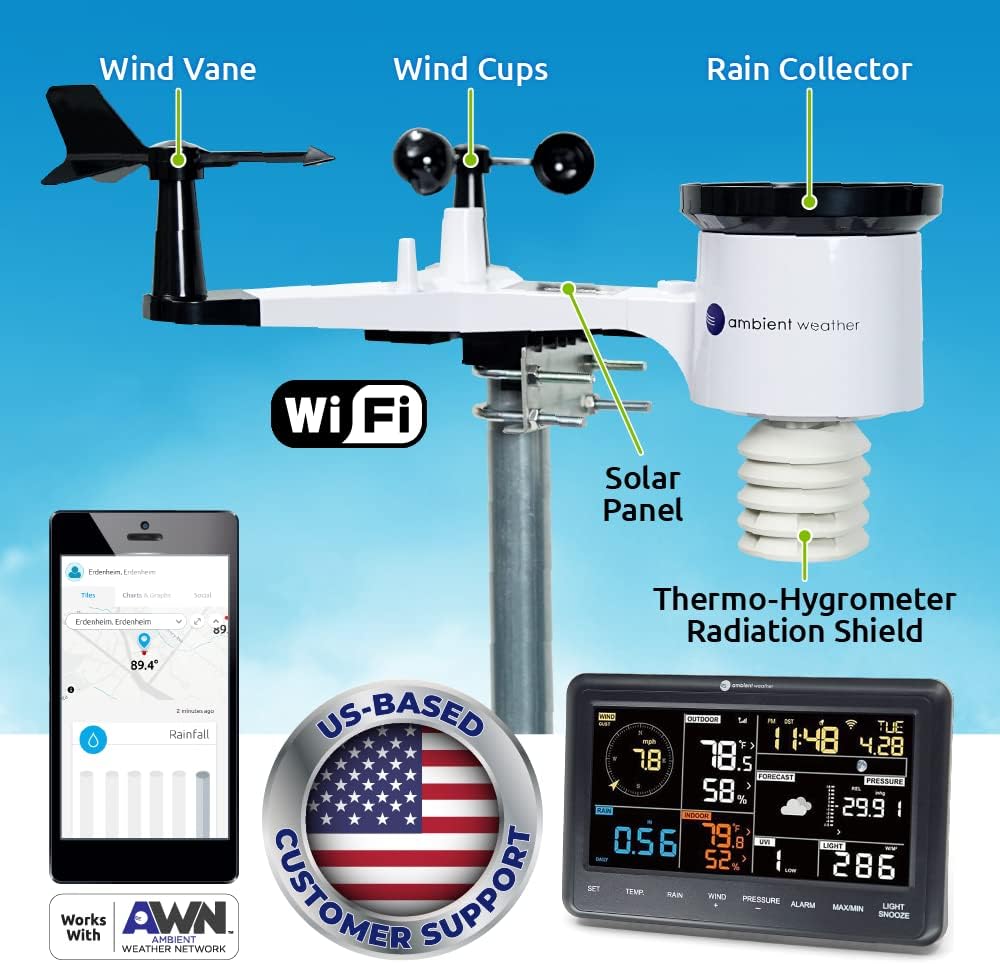 AMBIENT WEATHER WS-2902 WIFI SMART WEATHER STATION