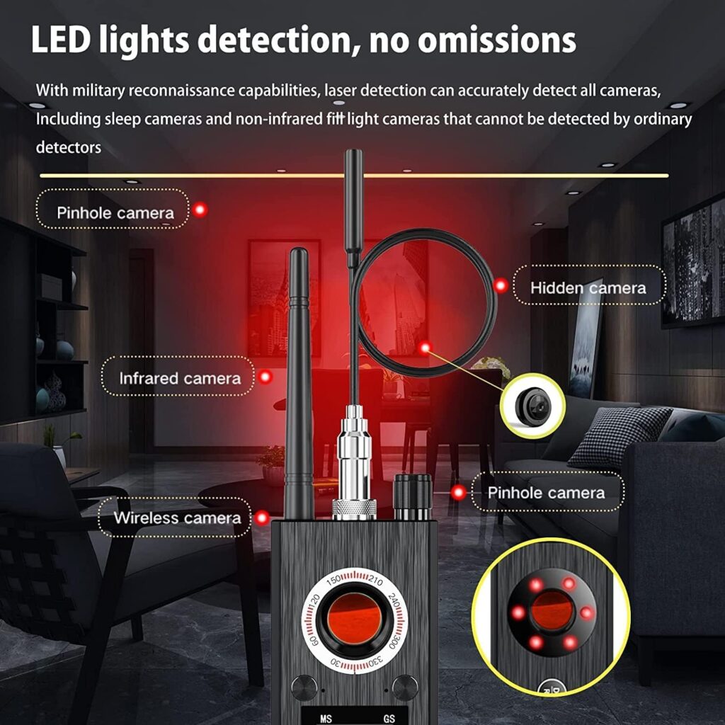 led lights detection hidden camera