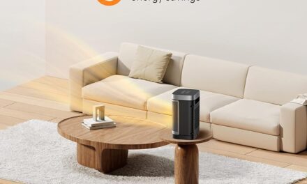 70° Oscillating Portable Heater with Thermostat the Dreo Space Heater