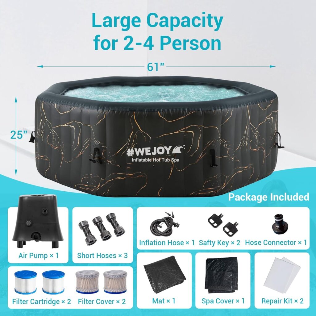 2 4 person portable hot tub