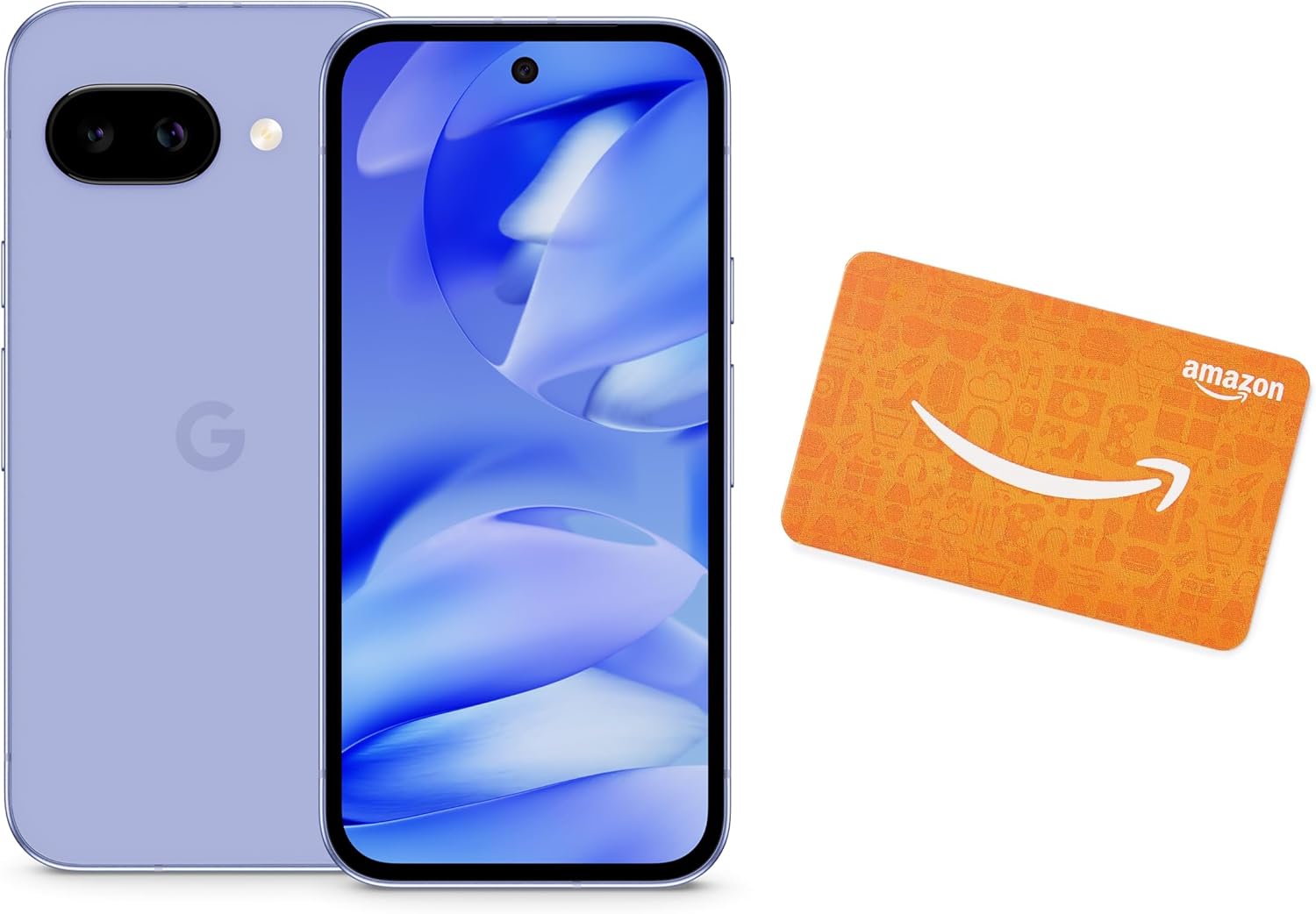 Google Pixel 9a - Iris - 256 GB with $100 Amazon Gift Card