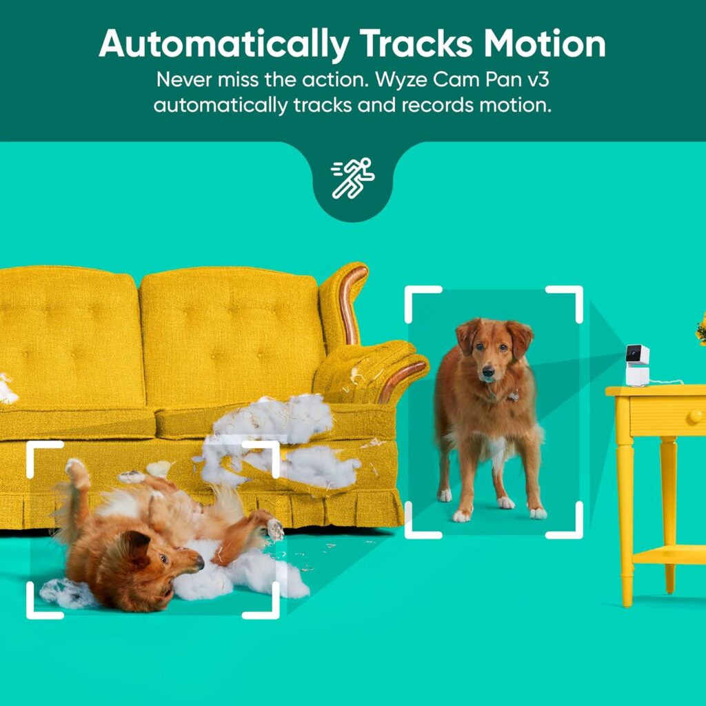 wyze pan cam tracks pets