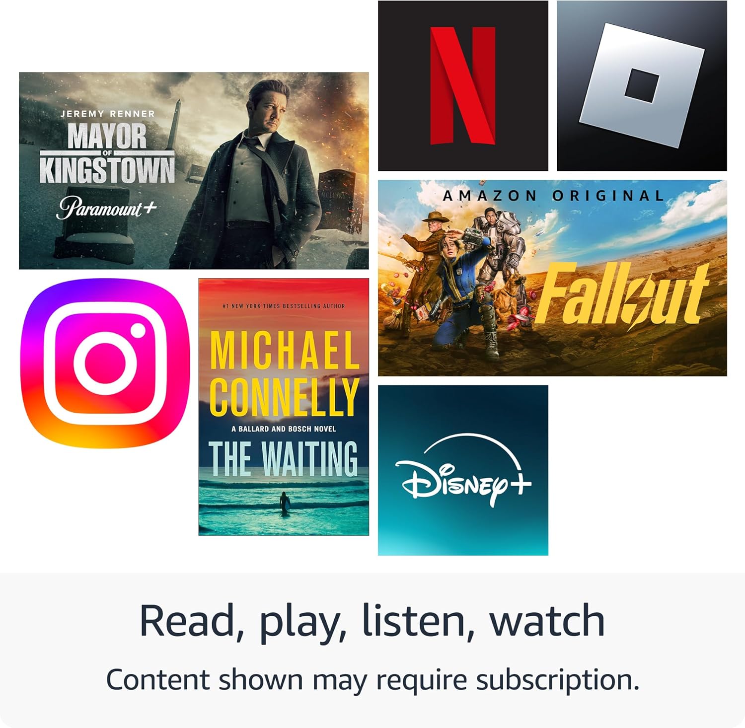 Amazon Fire HD 8 tablet (newest model), 8” HD Display, 3GB memory, 32GB, designed for portable entertainment, Black